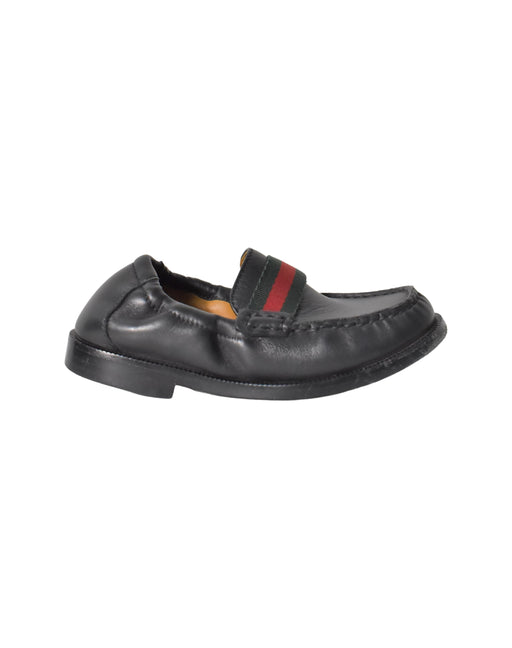 A Black Loafers & Moccasins from Gucci in size 3T for boy. (Front View)