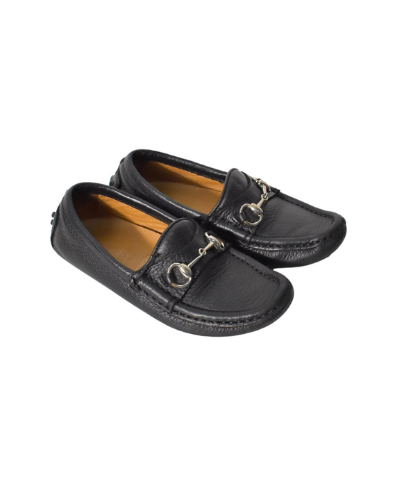 A Black Loafers & Moccasins from Gucci in size 5T for boy. (Back View)