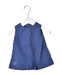 A Blue Sleeveless Dresses from Chateau de Sable in size 3-6M for girl. (Front View)