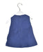 A Blue Sleeveless Dresses from Chateau de Sable in size 3-6M for girl. (Back View)