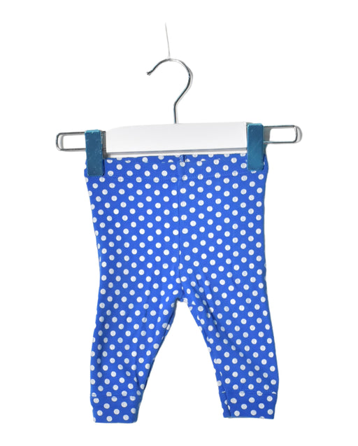 A Blue Leggings from Petit Bateau in size 0-3M for girl. (Front View)