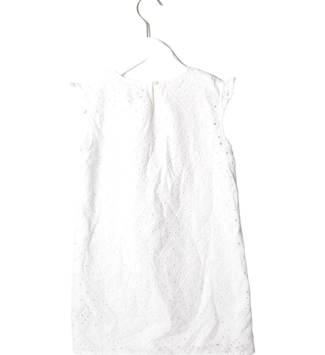 A White Short Sleeve Dresses from Vilebrequin in size 8Y for girl. (Back View)