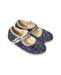 A Navy Flats from Bonton in size 4T for girl. (Back View)