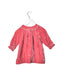 A Pink Long Sleeve Dresses from Bonpoint in size 6-12M for girl. (Back View)