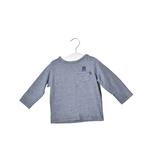 A Blue Long Sleeve Tops from Cadet Rousselle in size 6-12M for boy. (Front View)