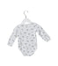A White Long Sleeve Bodysuits from Bout'Chou in size 12-18M for neutral. (Back View)