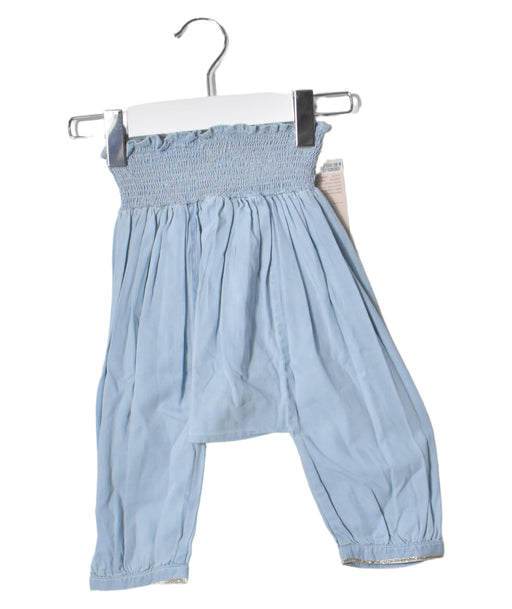 A Blue Casual Pants from Velveteen in size 3-6M for girl. (Front View)