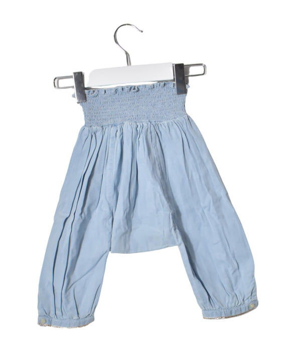 A Blue Casual Pants from Velveteen in size 3-6M for girl. (Back View)