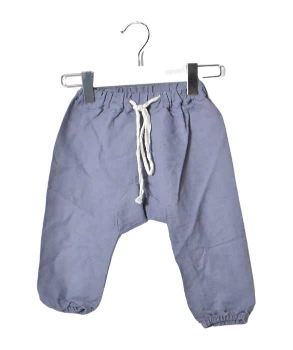 A Blue Casual Pants from Olivier London in size 6-12M for boy. (Front View)
