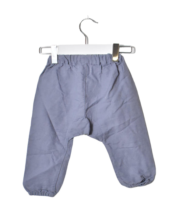 A Blue Casual Pants from Olivier London in size 6-12M for boy. (Back View)