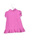 A Pink Short Sleeve Dresses from Ralph Lauren in size 3-6M for girl. (Back View)
