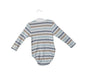 A Blue Long Sleeve Bodysuits from Purebaby in size 12-18M for neutral. (Back View)