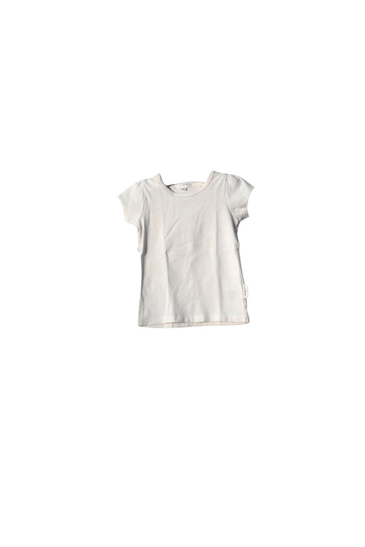 A White Short Sleeve Tops from Purebaby in size 18-24M for girl. (Front View)