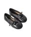 A Black Flats from Ralph Lauren in size 18-24M for girl. (Back View)