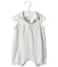 A White Rompers from Ralph Lauren in size 6-12M for neutral. (Front View)