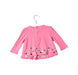 A Pink Long Sleeve Dresses from Hartstrings in size 3-6M for girl. (Back View)