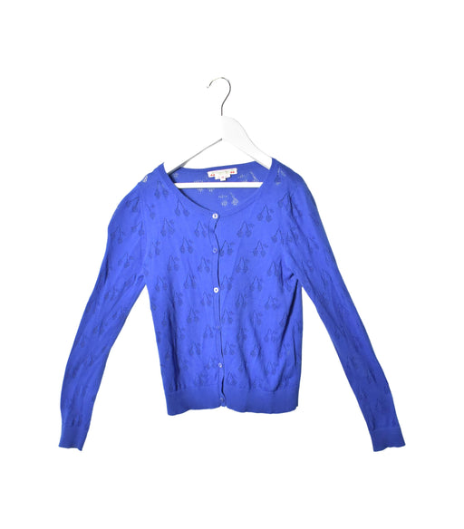 A Blue Cardigans from Bonpoint in size 10Y for girl. (Front View)