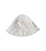 A Blue Sun Hats from Petit Bateau in size 4T for girl. (Front View)