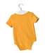 A Yellow Short Sleeve Bodysuits from Elly in size 12-18M for neutral. (Back View)