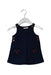 A Navy Sleeveless Dresses from Catimini in size 3-6M for girl. (Front View)