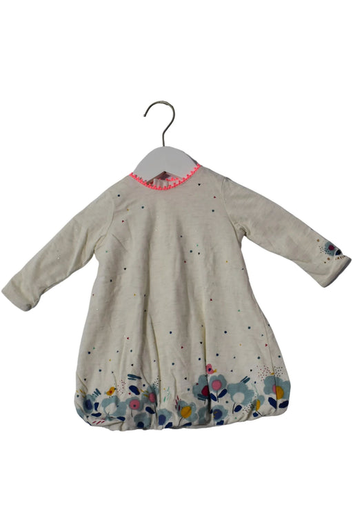 A Beige Long Sleeve Dresses from Catimini in size 6-12M for girl. (Front View)