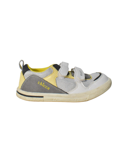 A Yellow Sneakers from Chicco in size 4T for neutral. (Front View)