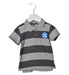A Grey Short Sleeve Polos from Le Petit Society in size 4T for boy. (Front View)