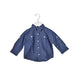A Navy Shirts from Janie & Jack in size 12-18M for boy. (Front View)