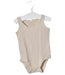 A Beige Long Sleeve Bodysuits from Mori in size 6-12M for neutral. (Front View)