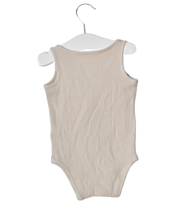 A Beige Long Sleeve Bodysuits from Mori in size 6-12M for neutral. (Back View)
