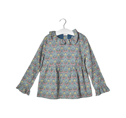 A Green Long Sleeve Tops from Bonpoint in size 8Y for girl. (Front View)