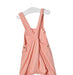 A Pink Overall Shorts from Petit Bateau in size 3T for girl. (Back View)