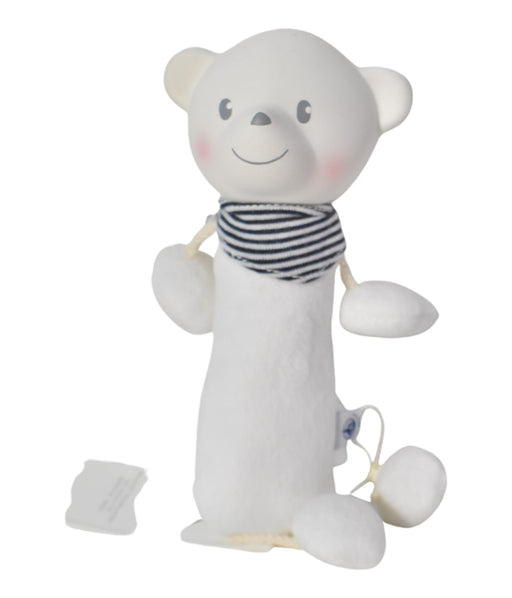 A White Soft Toys from Petit Bateau in size O/S for neutral. (Front View)