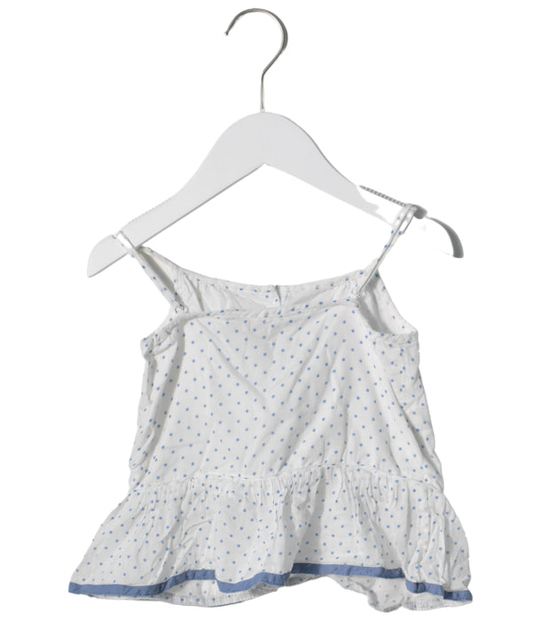 A White Sleeveless Tops from Polo Ralph Lauren in size 4T for girl. (Front View)