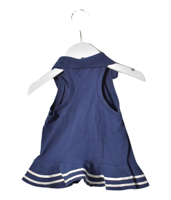 A Navy Sleeveless Polos from Ralph Lauren in size 3T for girl. (Back View)