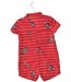 A Red Short Sleeve Rompers from Elly in size 0-3M for boy. (Back View)