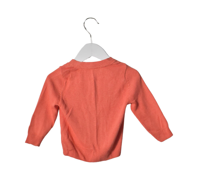 A Orange Cardigans from Chateau de Sable in size 18-24M for girl. (Back View)