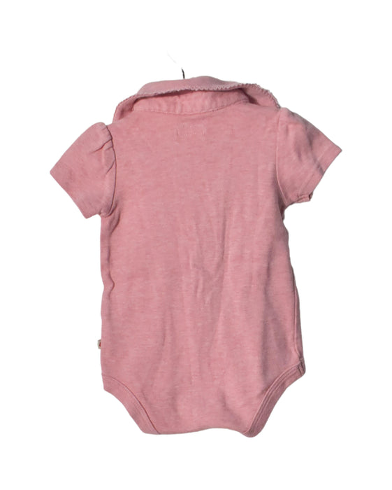 A Pink Short Sleeve Bodysuits from Mamas & Papas in size 0-3M for girl. (Back View)