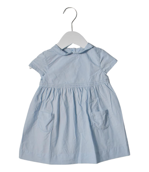 A Blue Short Sleeve Dresses from Marie Chantal in size 18-24M for girl. (Front View)