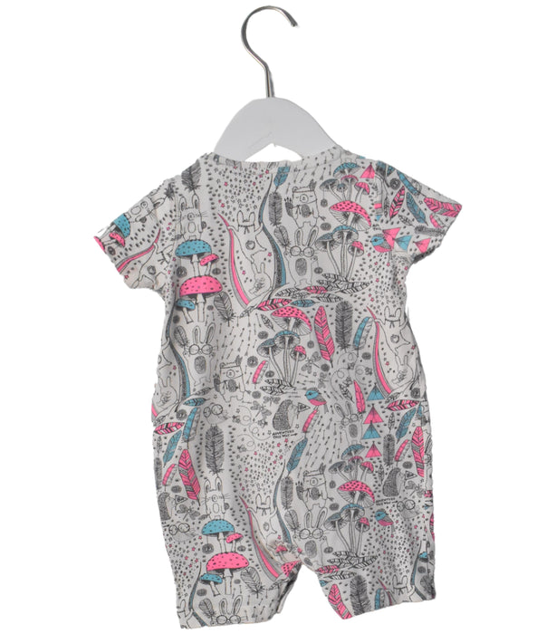 A Black Short Sleeve Rompers from The Bonnie Mob in size 6-12M for girl. (Back View)
