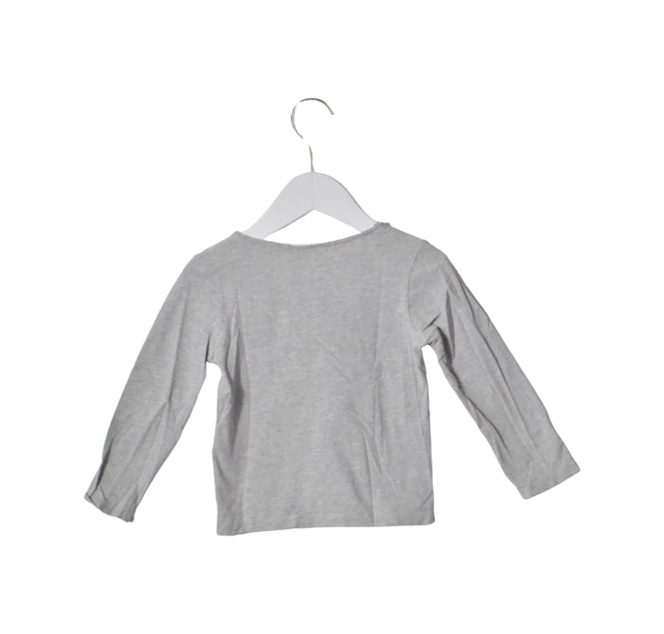 A Grey Long Sleeve Tops from Emile et Ida in size 2T for boy. (Back View)