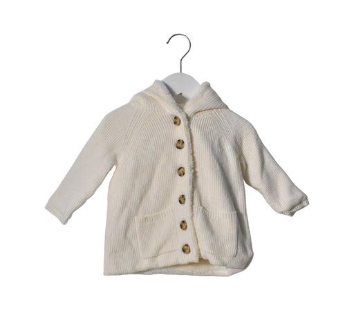 A White Lightweight Jackets from Seed in size 12-18M for girl. (Front View)