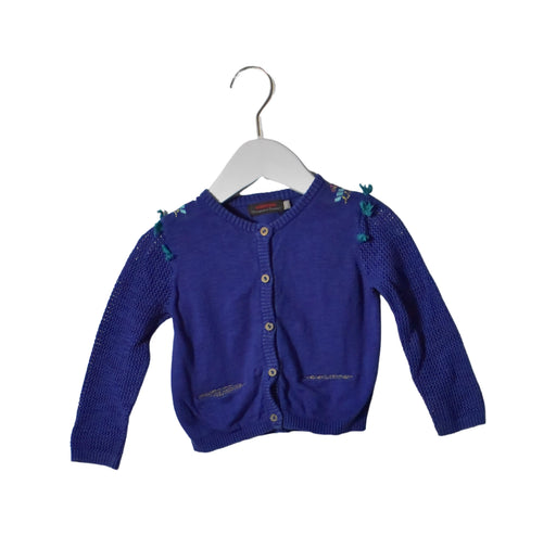 A Blue Cardigans from Catimini in size 2T for girl. (Front View)