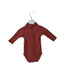 A Red Long Sleeve Bodysuits from Bonpoint in size 6-12M for neutral. (Back View)