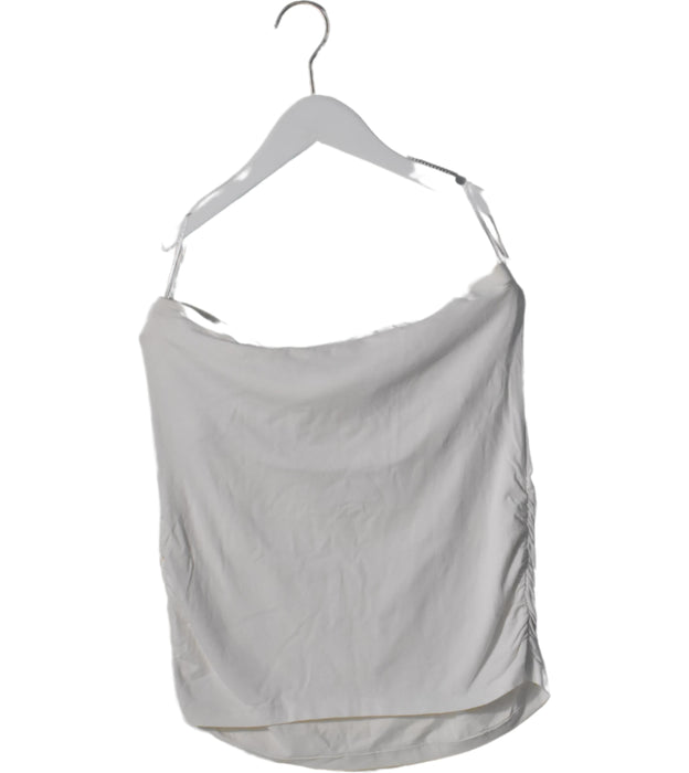 A White Sleeveless Tops from Mothers en Vogue in size M for maternity. (Front View)