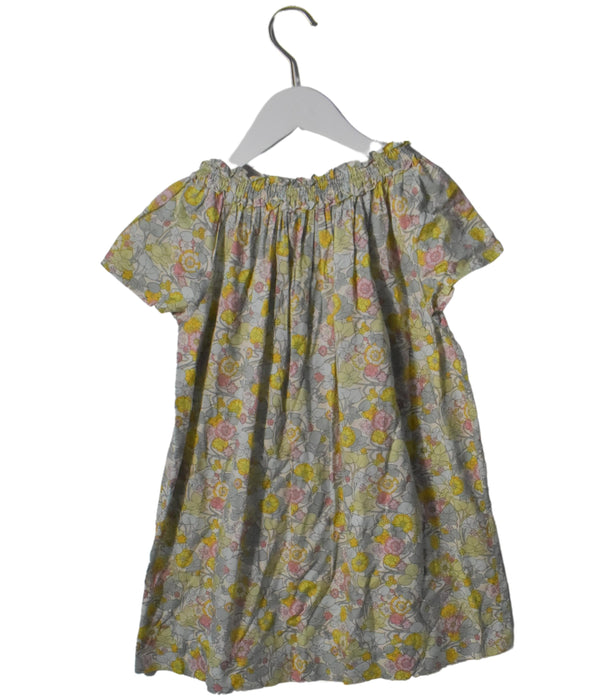 A White Short Sleeve Dresses from Bonpoint in size 8Y for girl. (Back View)