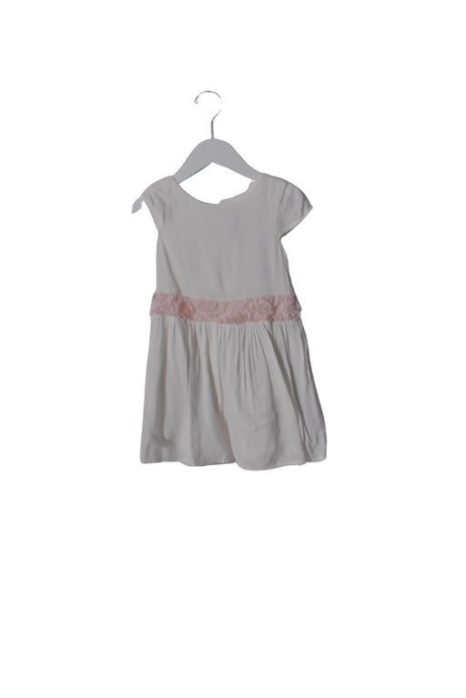 A Pink Sleeveless Dresses from Peter Morrissey Kids in size 3T for girl. (Front View)