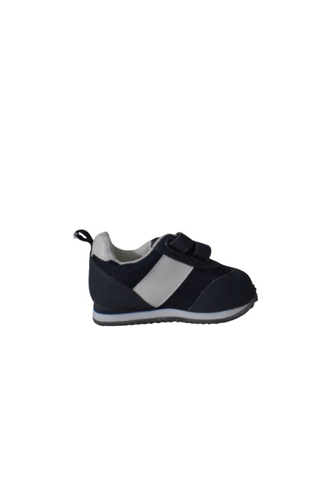 A Navy Sneakers from Seed in size 6-12M for neutral. (Front View)