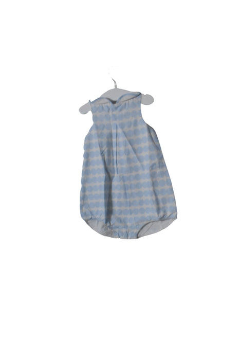 A Blue Long Sleeve Bodysuits from Chateau de Sable in size 6-12M for girl. (Back View)