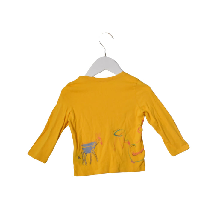 A Yellow Long Sleeve Tops from COS in size 2T for neutral. (Back View)